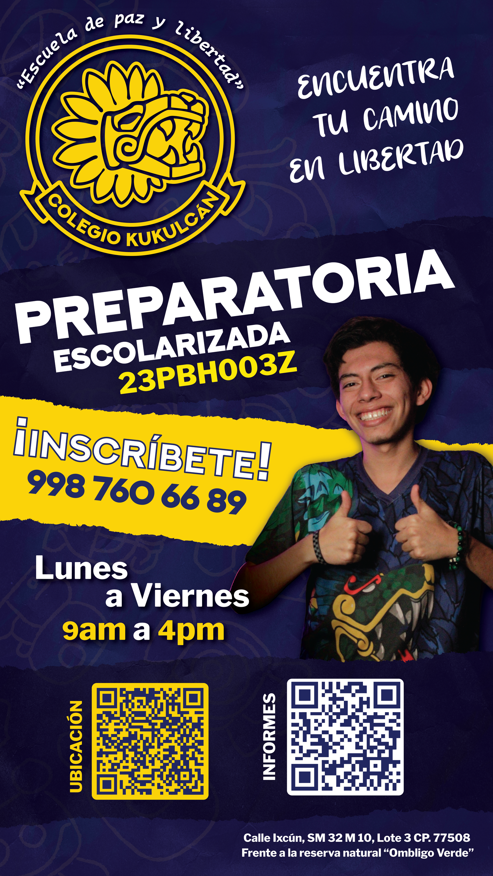 Promoción vigente de preparatoria del Colegio Kukulcán